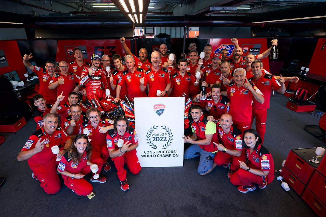 Ducati titolo costruttori 2022