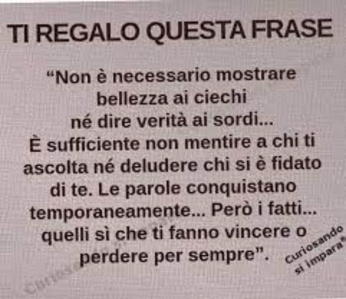 La verit&agrave;