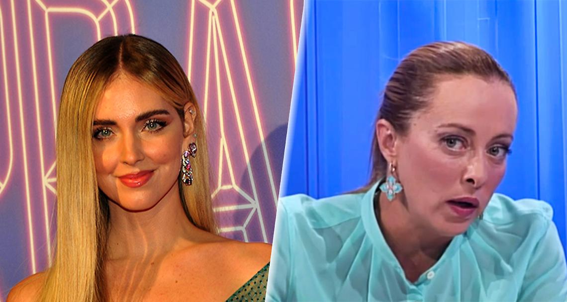 Chiara Ferragni e Giorgia Meloni