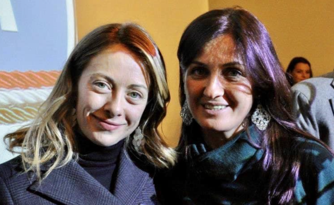 Ambrogio con la Meloni