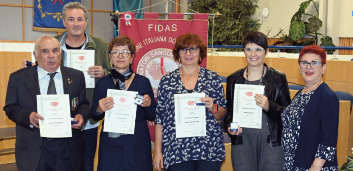 SETTIMO TORINESE. La Fidas premia i suoi donatori “Gesto d’amore e speranza”
