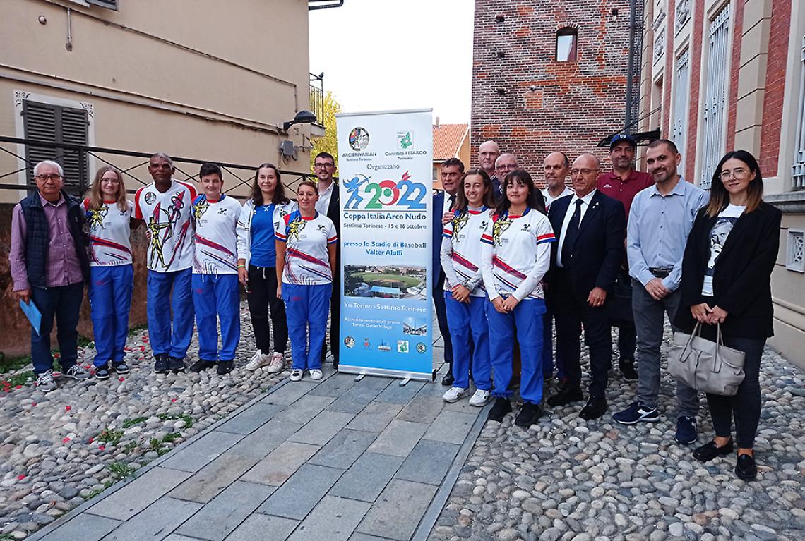 TIRO CON L'ARCO. Settimo Torinese si veste a festa per la Coppa Italia arco nudo 2022