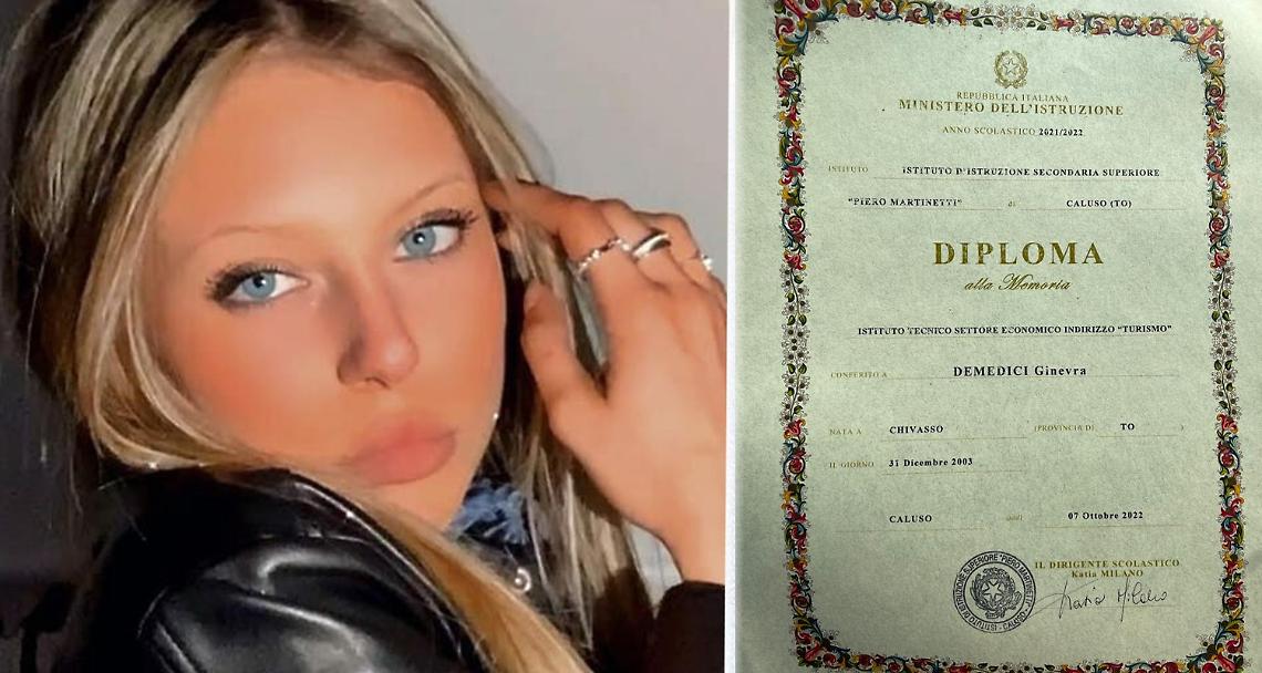 CHIVASSO. Un diploma &ldquo;speciale&rdquo; per Ginevra, studentessa indimenticata del Martinetti di Caluso