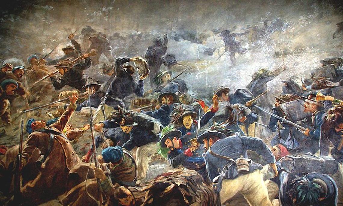 La guerra in Crimea  dei  Piemontesi contro lo Zar