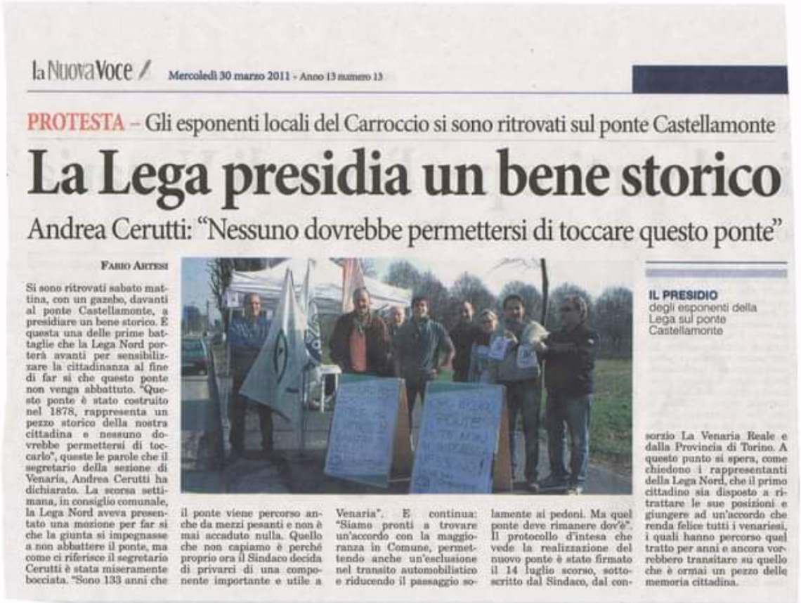 VENARIA. Cerutti lo smemorato che 10 anni fa era contro l’abbattimento del Castellamonte