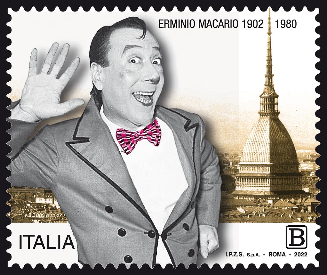 Che belli che sono Franco Franchi, Ciccio Ingrassia e Macario sui francobolli