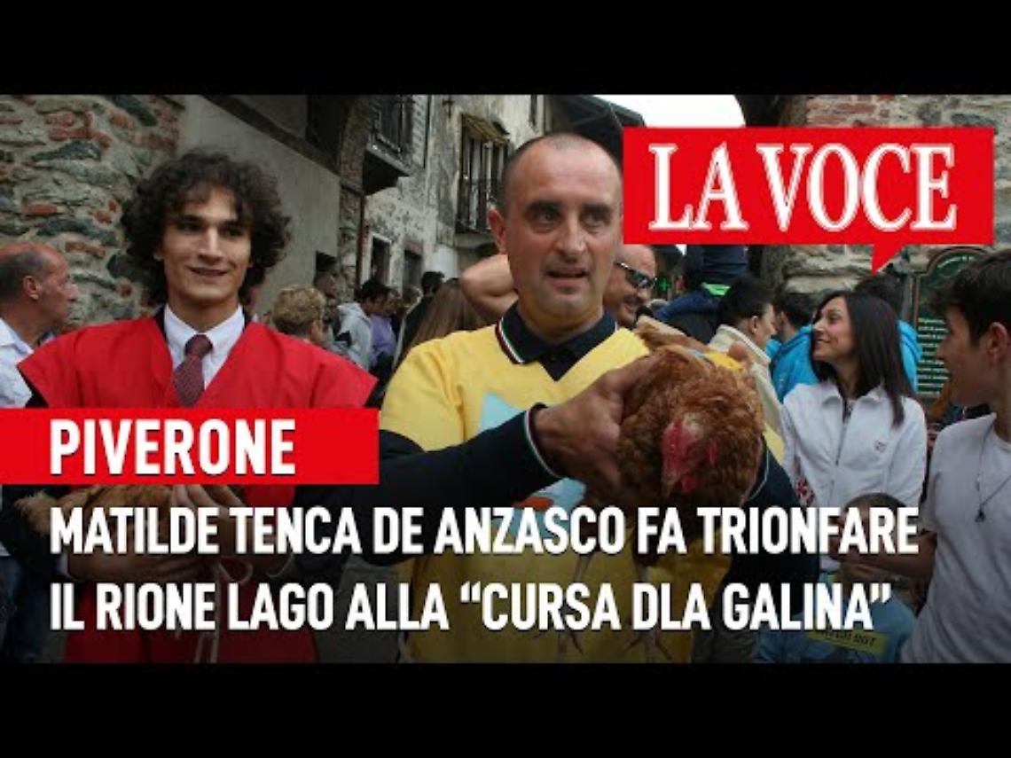 PIVERONE. Matilde Tenca de Anzasco fa trionfare il rione Lago alla "Cursa dla Galina" (VIDEO)
