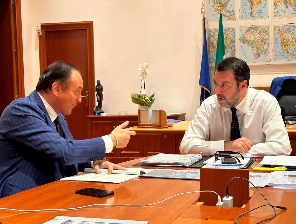 Alberto Cirio e Matteo Salvini