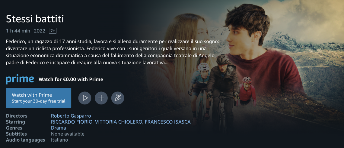 Stessi battiti su Prime