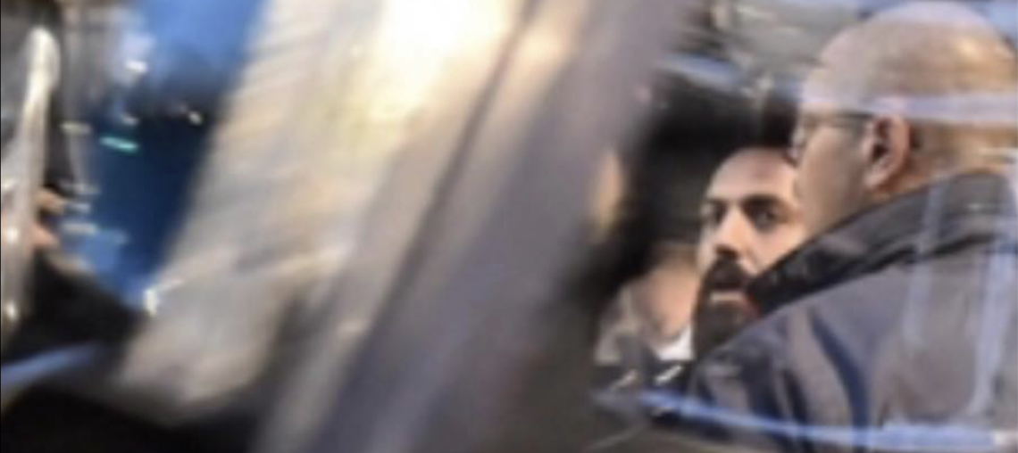 Rigato durante una manifestazione