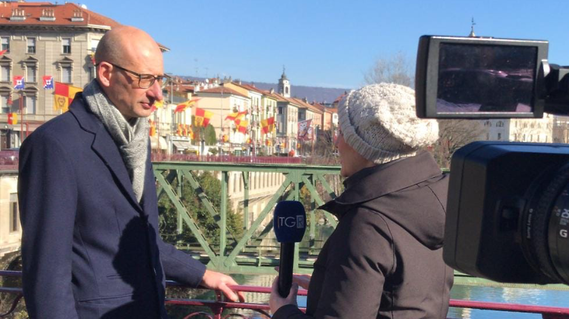 in foto, Luca Bassani di Rfi