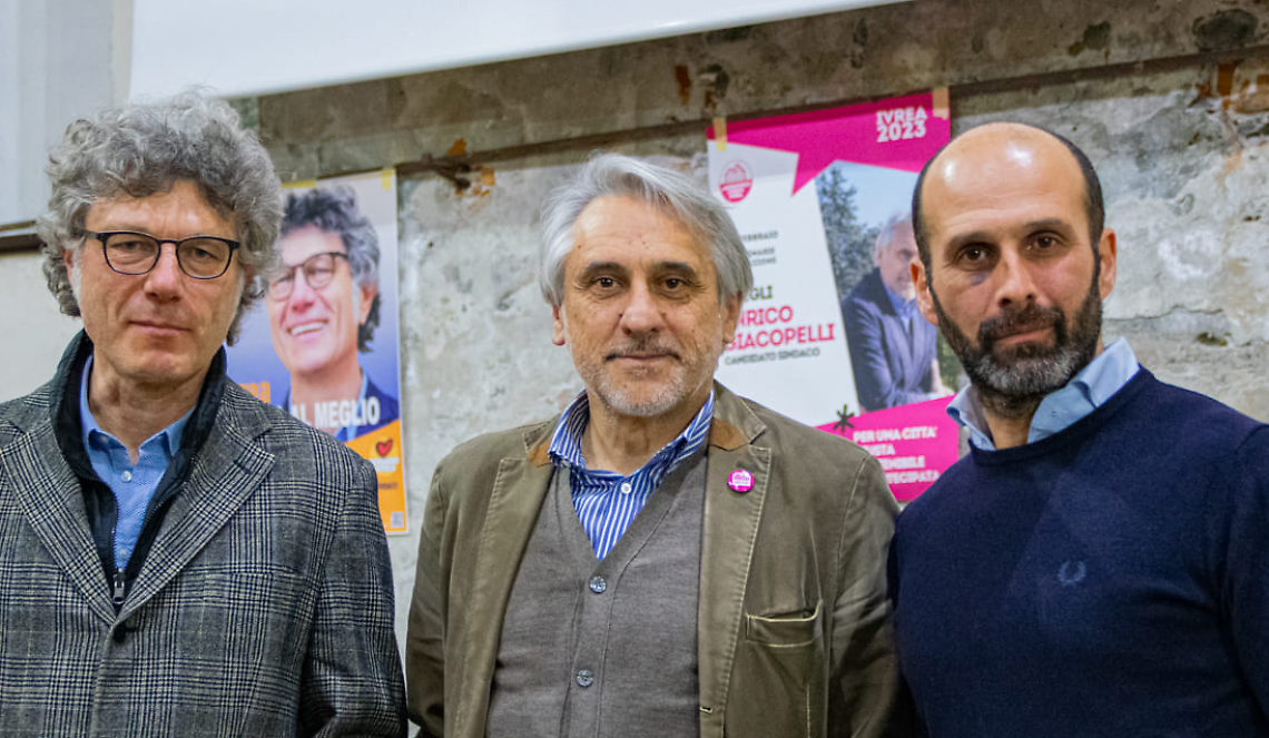 i tre candidati a sindaco alle primarie