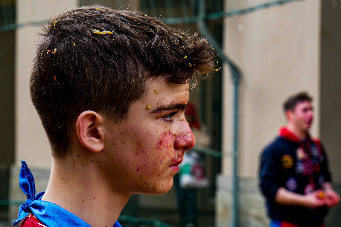 Delle foto così sulla battaglia delle arance del Carnevale di Ivrea non le avete mai viste...