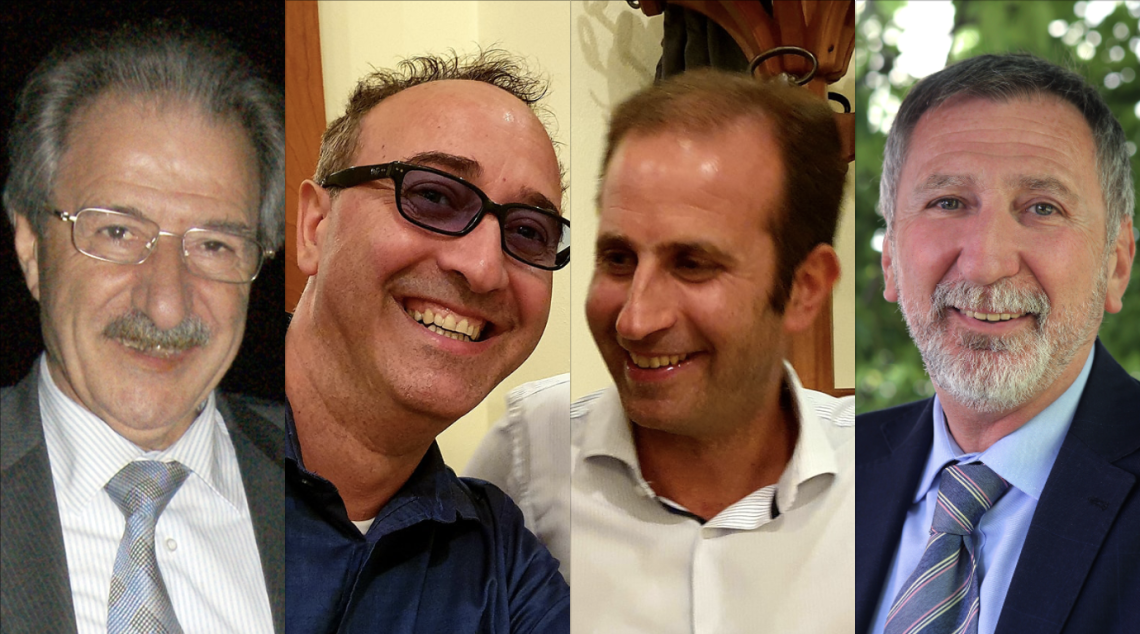 Da sinistra: Tony Cuomo, Massimiliano De Stefano, Paolo Bertolino e Diego Borla