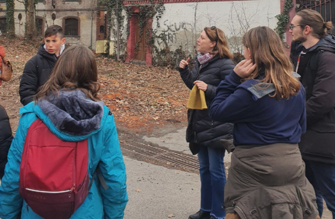 Gli studenti spagnoli, ospiti delle scuole Medie, alla scoperta del territorio passando dai fiumi