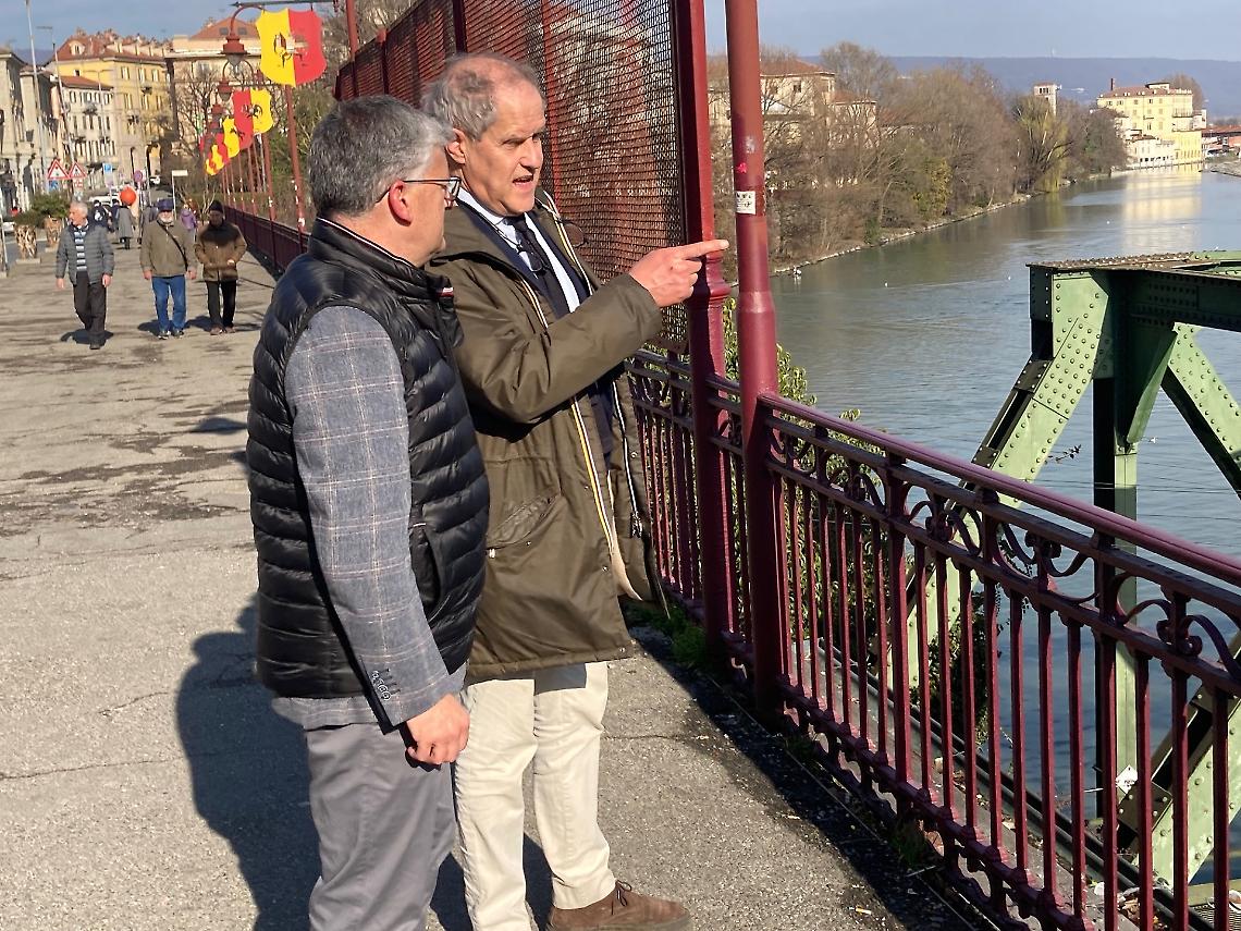 Tunnel ferroviario: Sertoli a tu per tu con il vicepresidente della Valle d'Aosta Luigi Bertschy