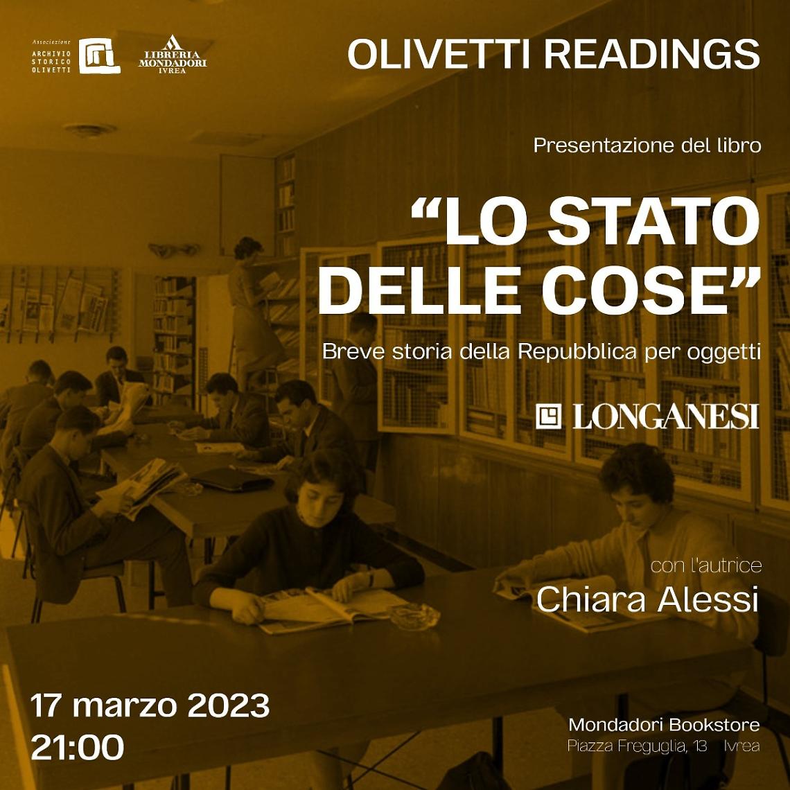 CHIARA ALESSI presenta "LO STATO DELLE COSE"