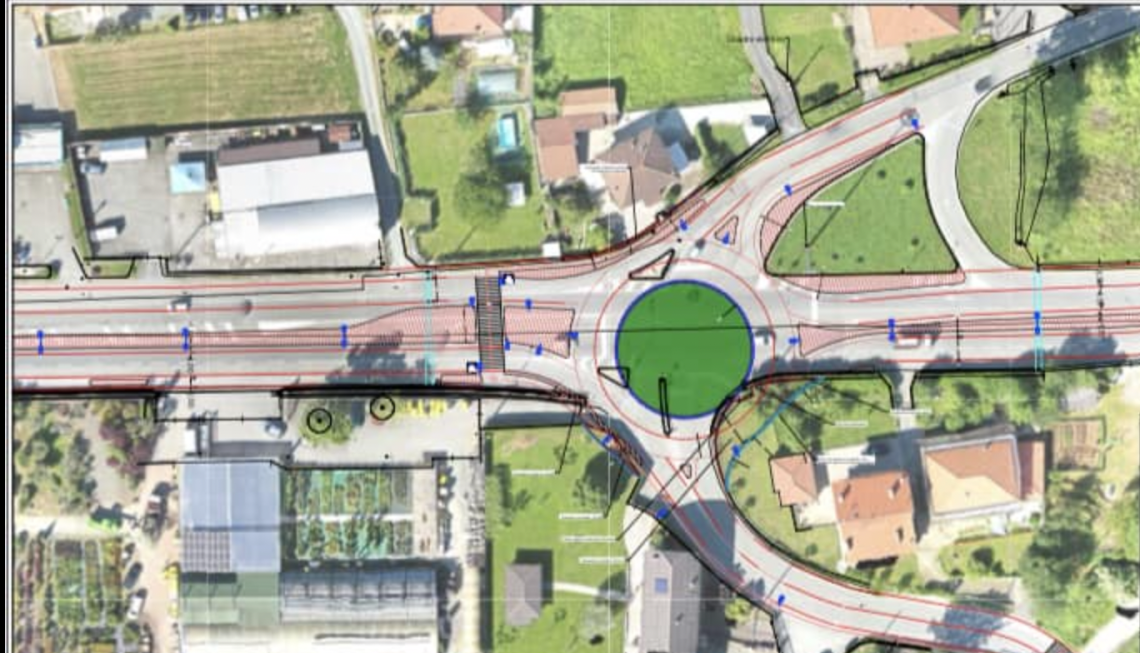 Il progetto per la nuova rotonda