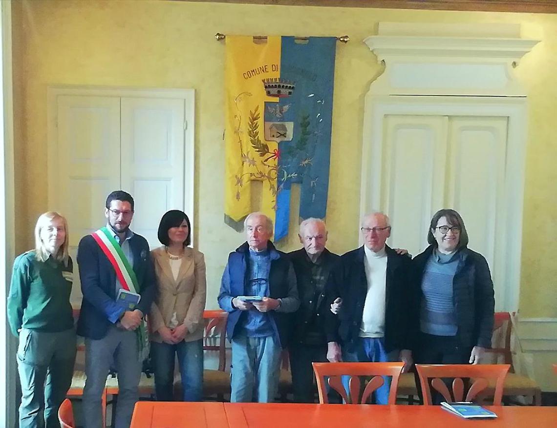 Giovanni, Gilberto e Rossano: premiati come "Volontari del Parco del Po"