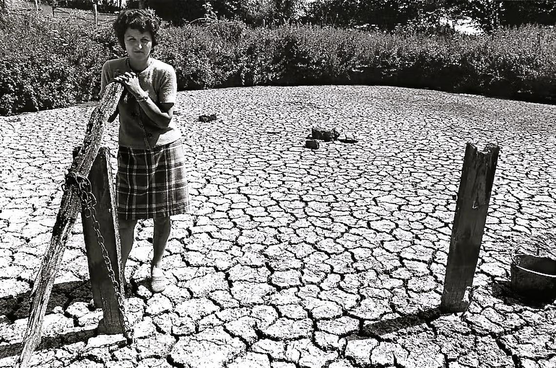 IN FOTO 1976, un immagine della siccità
