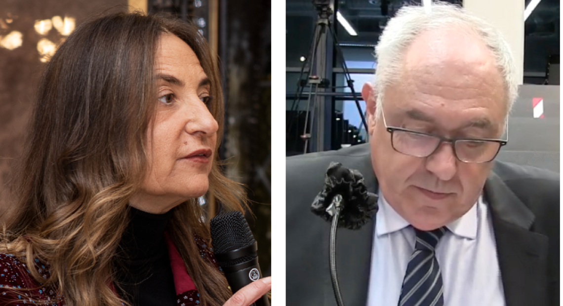 L'assessora Casali e il capogruppo del Pd Perinetti