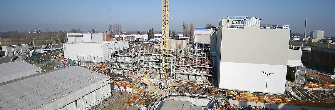 Il cantiere dell’impianto Cemex e del deposito D3 nel sito Eurex di Saluggia