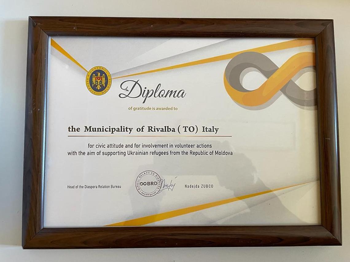 Il certificato inviato al Comune