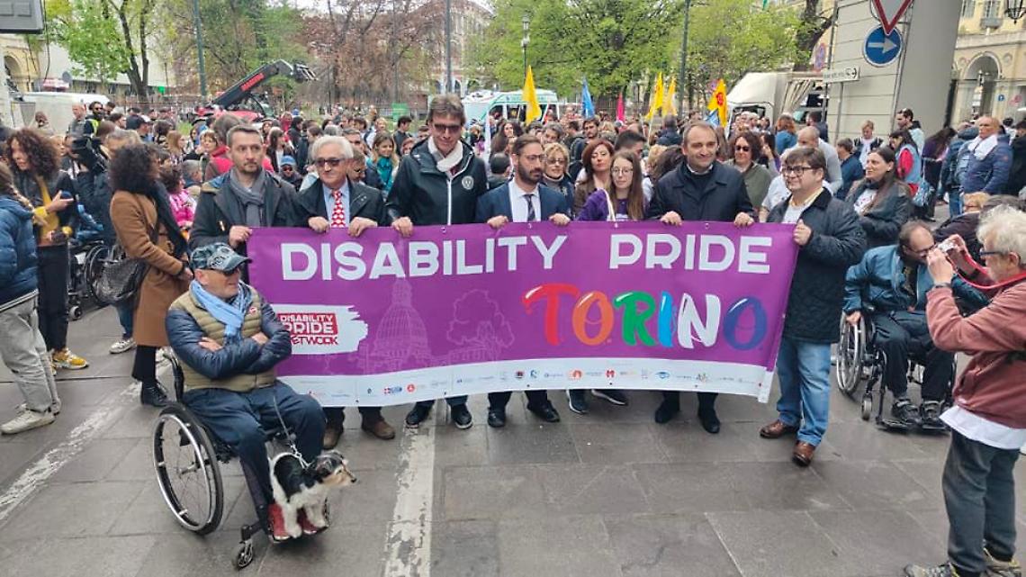 A Torino il primo disability pride: il sindaco di Torino in prima linea