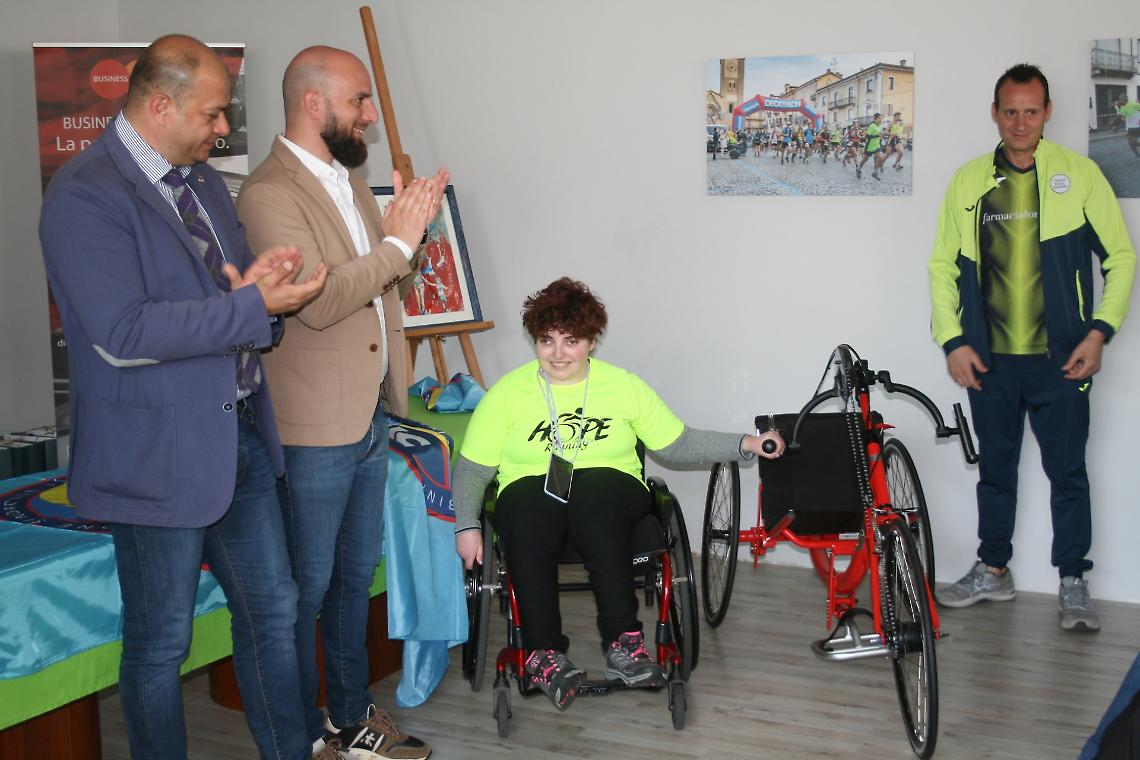 Chiara Varuzza handbike Hope Running