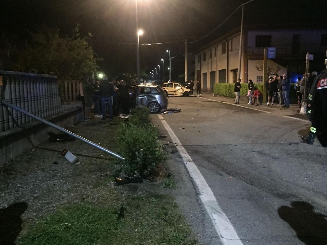 La scena dell'incidente 