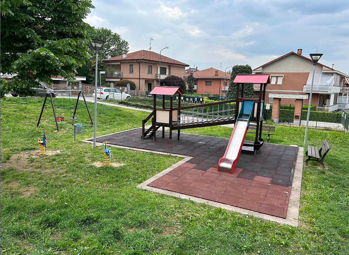 Il parchetto di via Pasubio completamente sistemato 