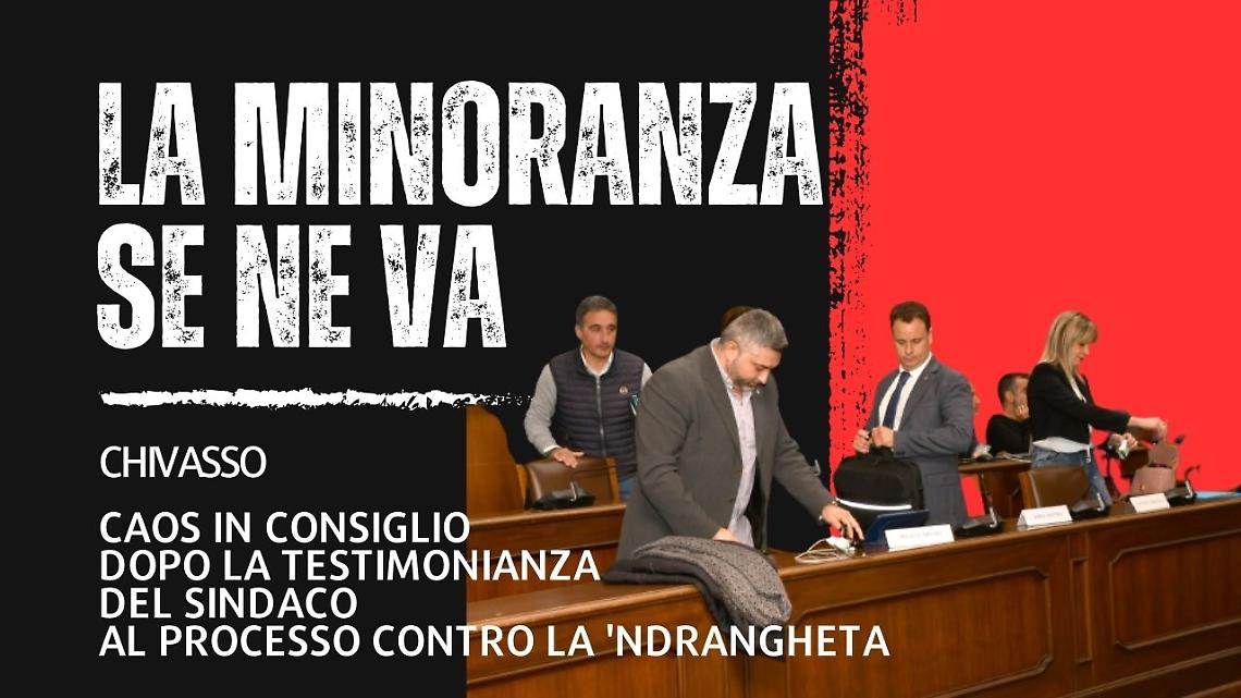 'Ndrangheta, bufera in Consiglio: i consiglieri se ne vanno, il sindaco li applaude! (VIDEO)