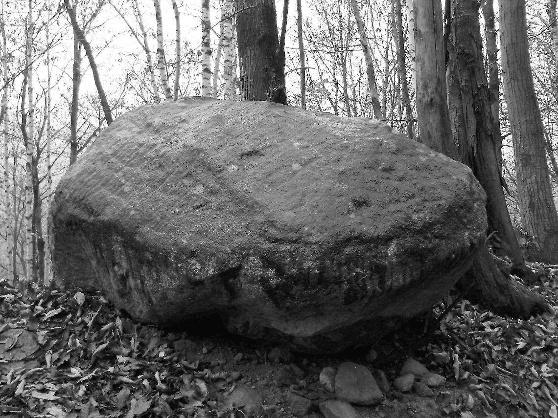 IN FOTO La roccia delle croci in regione Canapre ad Alice (foto G. Gambino).