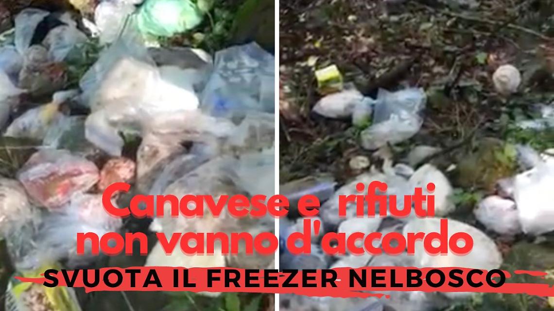 Alcuni estratti postati dal video dell'uomo che ha trovato i rifiuti 