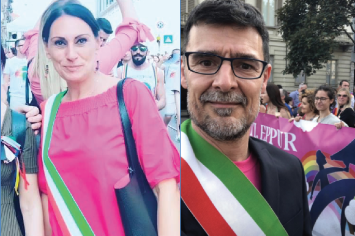 Vice Sindaco e assessori sfilano con la fascia tricolore al Pride di Torino