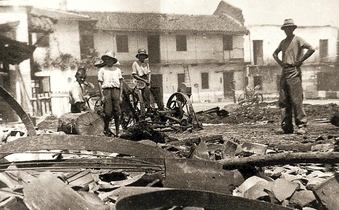 IN FOTO Settimo Torinese, la cascina Castelverde colpita dalle bombe il 13 luglio 1943