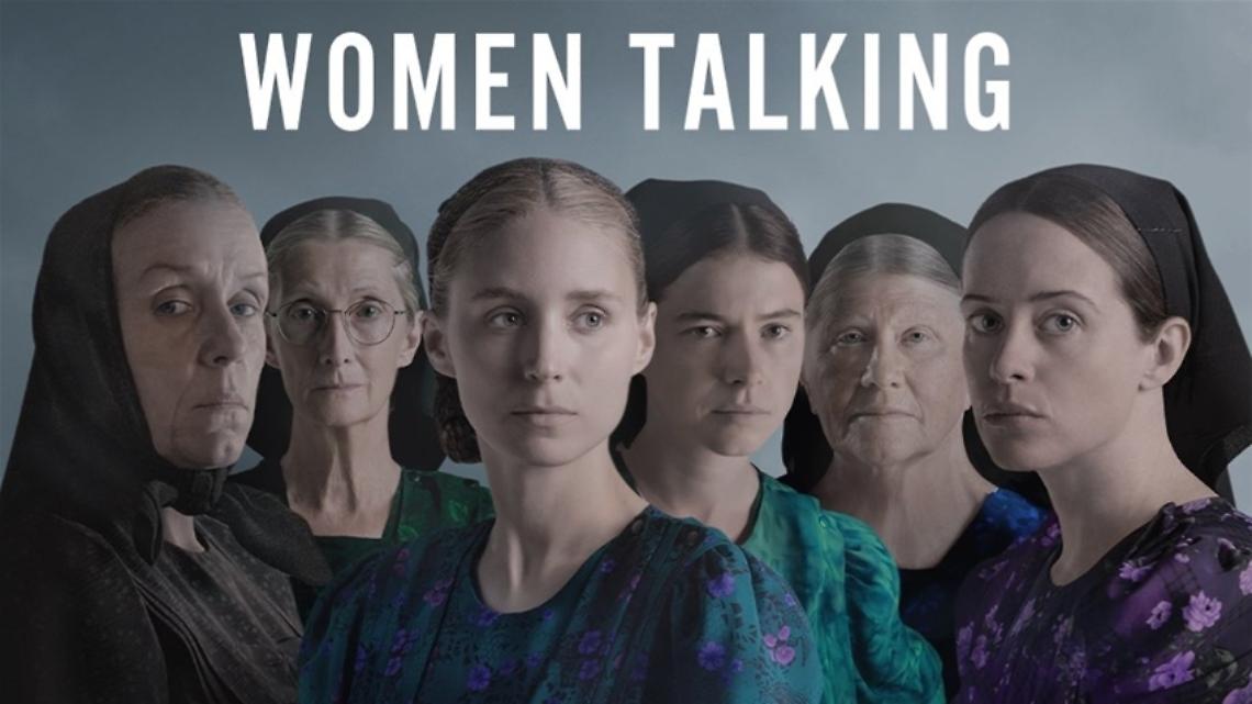 Women talking
