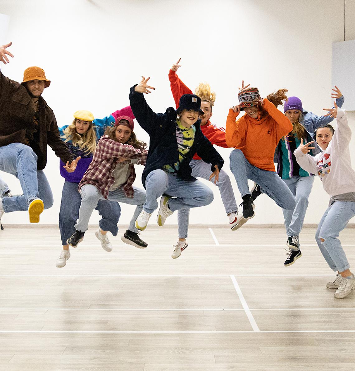 Ballerini di streetdance freestyle
