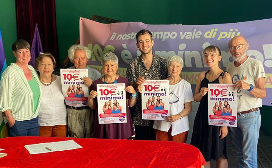 Unione Popolare scende in strada per il  "Salario Minimo": verso una società più equa ed inclusiva