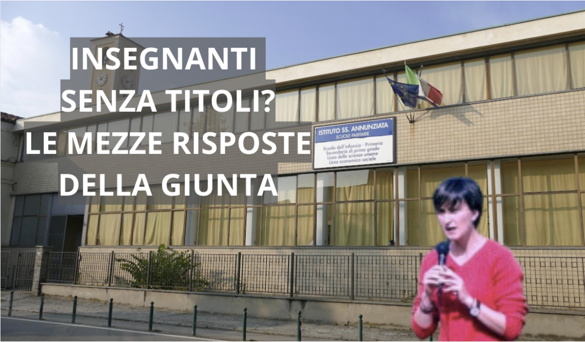 Insegnanti senza titoli a scuola? Le mezze risposte di un assessore "in imbarazzo"