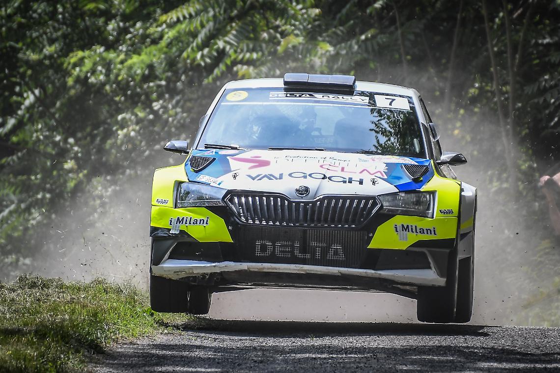 Rally di Castiglione Nicola Sartor e Lorenzo Mattucci (Foto Rolling Fast)