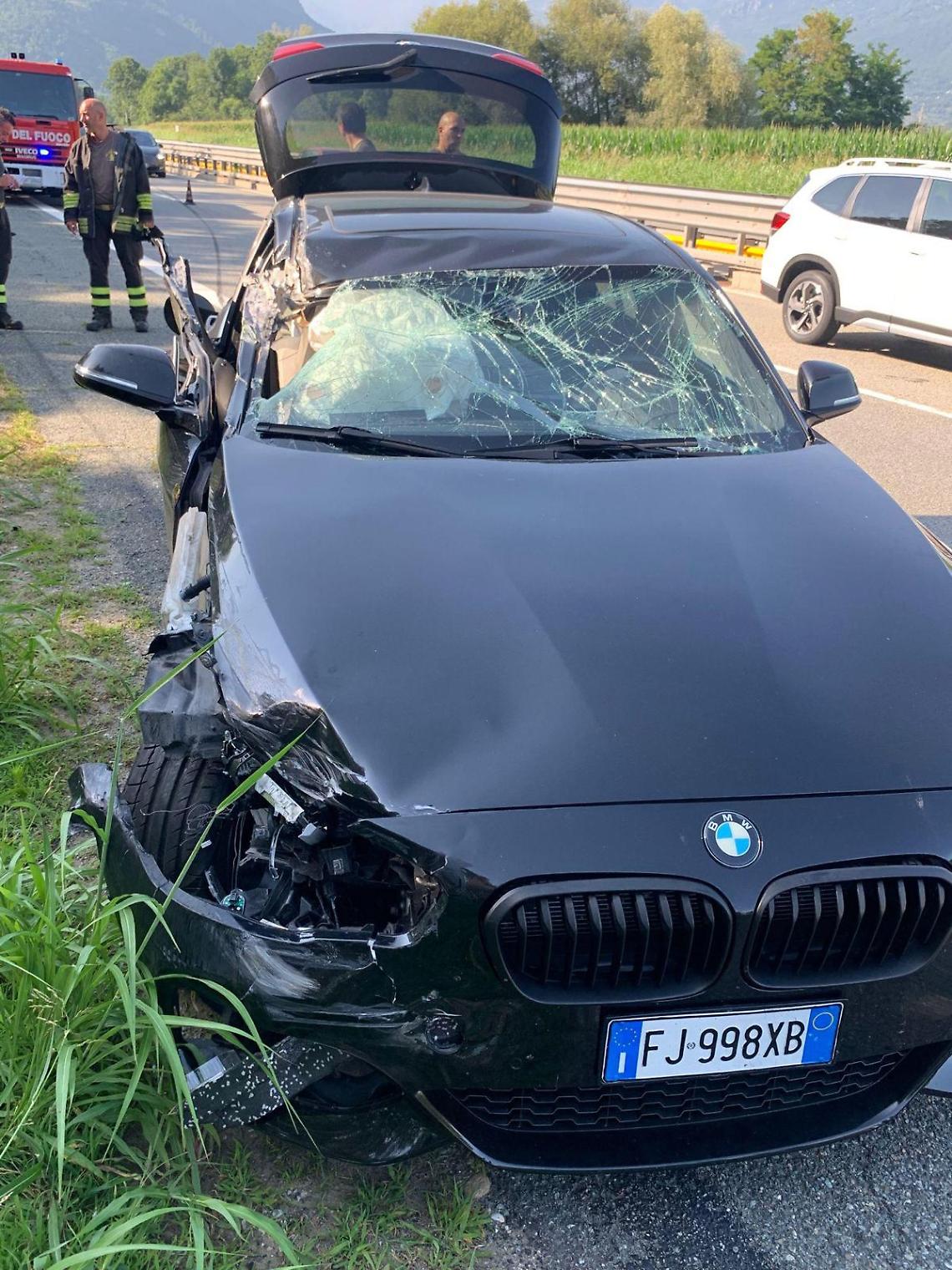 Brutto incidente sull'autostrada Torino-Aosta