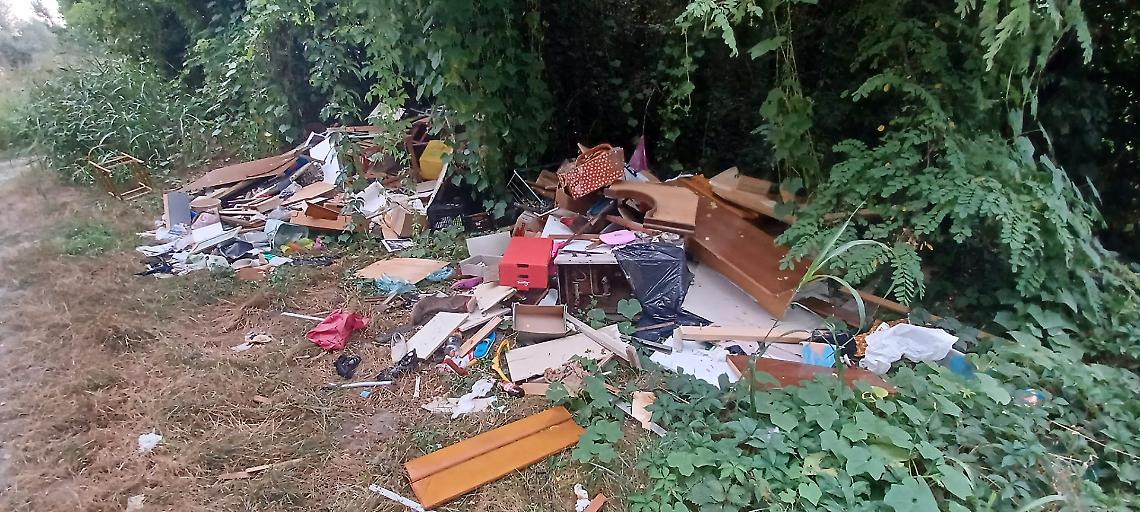 I rifiuti abbandonati 