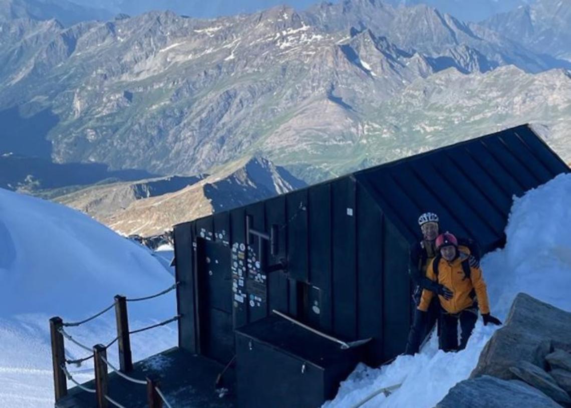 In bici e a piedi sul Monte Rosa per ricordare i genitori uccisi da un albero a Gressoney 