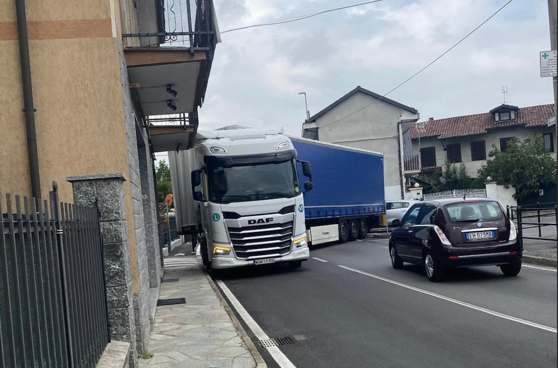 L'incrocio tra via Speranze e via Miranda a San Mauro 