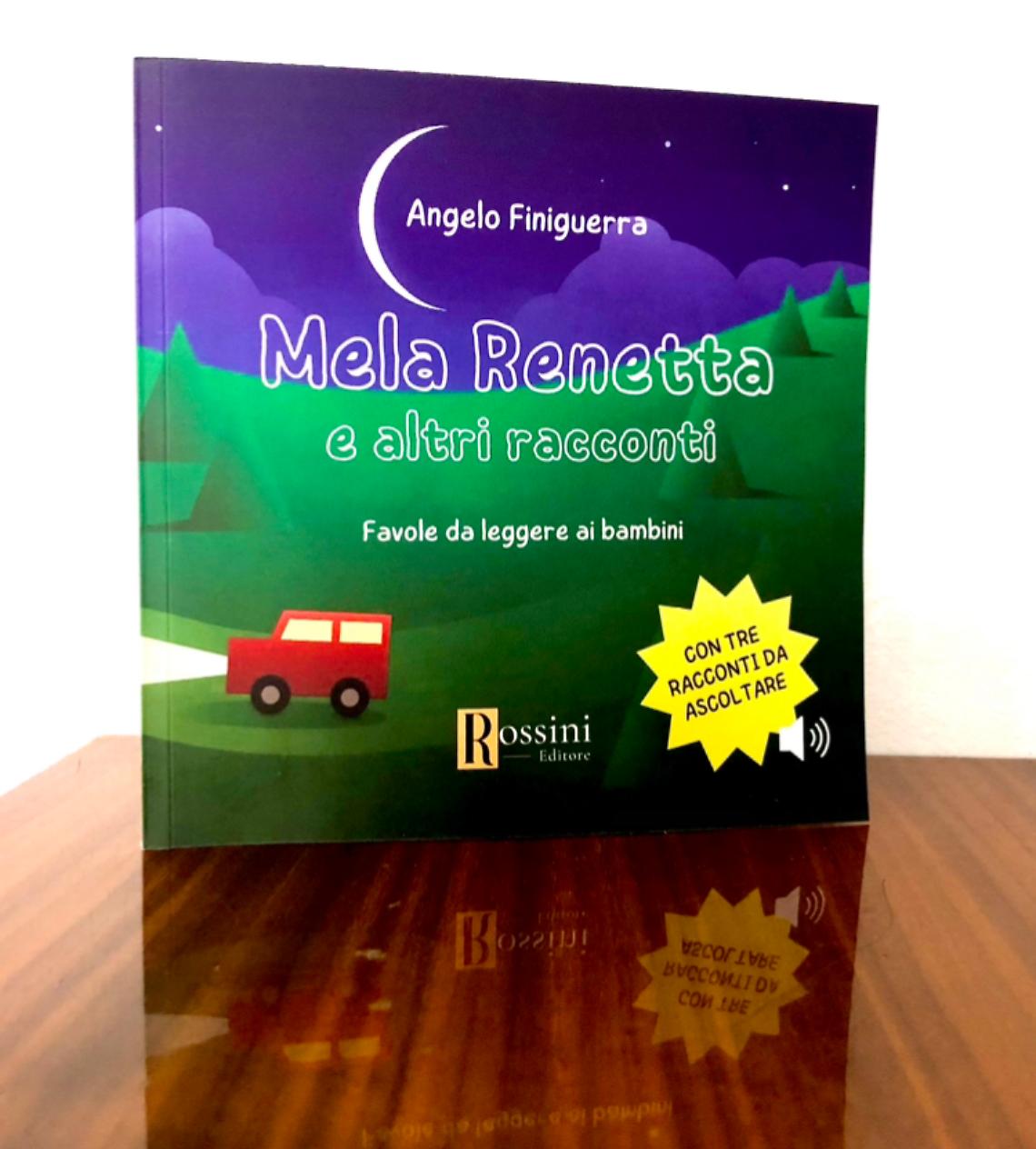 Alla Biblioteca di Lauriano Angelo Finiguerra presenta il libro "Mela Renetta e altri racconti" Rossini Edotore