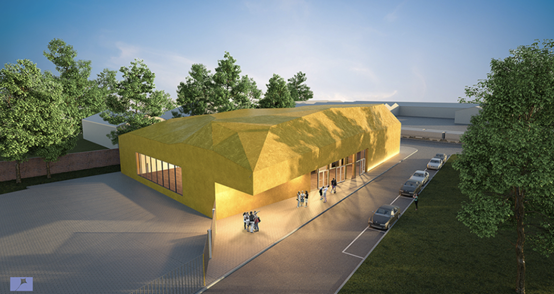 Un render del nuovo auditorium