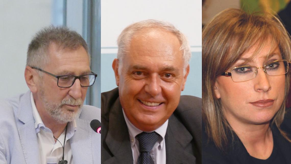 Da sinistra a destra Diego Borla, Maurizio Perinetti, Elisabetta Ballurio