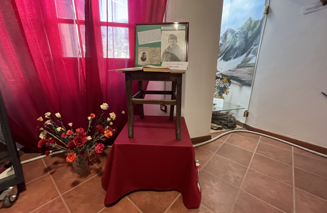 La sedia su cui fu fucilato Domenico