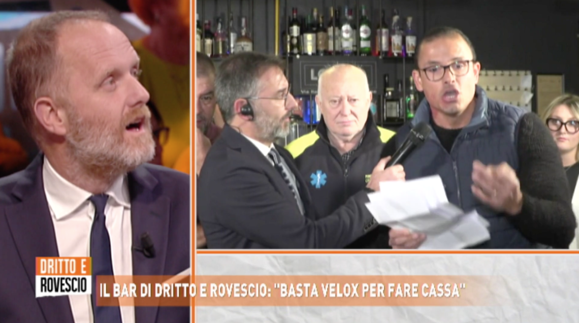 Il "caso" dell'autovelox di Settimo Torinese arriva su Rete 4 da Del Debbio